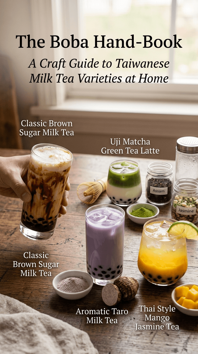 The Boba Hand-Book: A Craft Guide to Taiwanese Milk Tea Varieties at Home