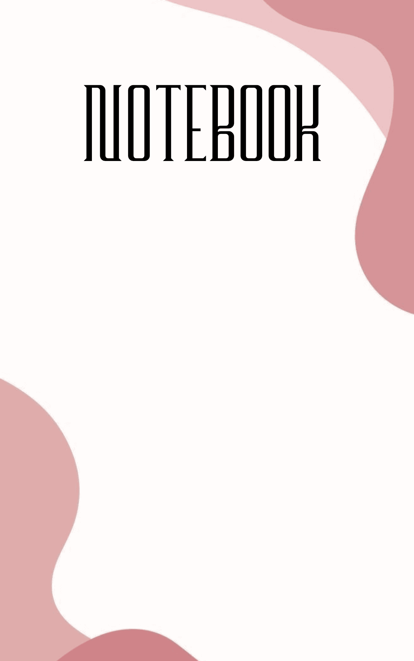 Digital notebook designs 