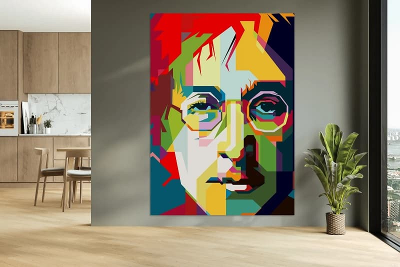 John Lennon Imagine Pop Art WPAP